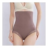 Material: poliéster Mezclas HXIANG Vientre de las mujeres atractivas de las bragas de cintura alta de control sin fisuras Control de la talladora del cuerpo que adelgaza respirable de la panza de la ropa interior de la cintura T