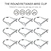 SHINYPASING 10pcs 4.5mm Diameter 40mm Length Round Wire Retainer Hitch Pins Shaft Locking Coupler Pins for Trailers Farm Towing Industrial Use