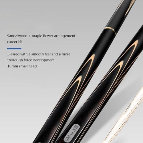 Taco de Billar Snooker Negro 145 cm Cabeza 10 mm miniatura 5