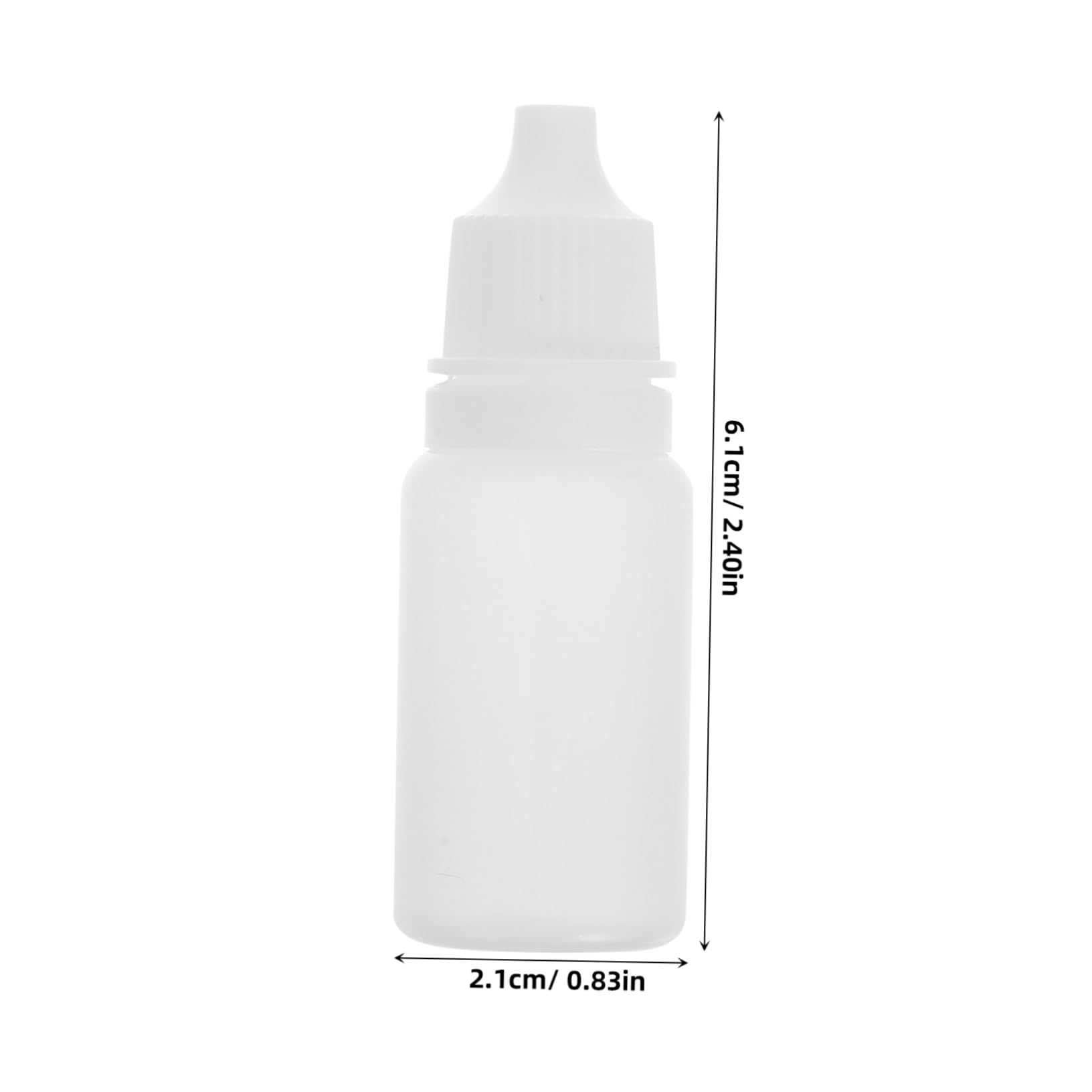 ULTECHNOVO 10ml Portable Bottles Squeeze Bottles for Medicine Refillable Plastic Containers Leak Proof Travel Size Dispensers