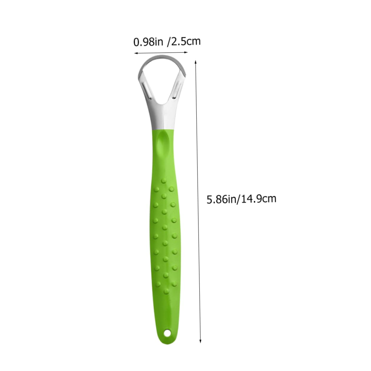 PartyKindom Tongue Cleaning Tool 3pcs Metal Tongue Scraper Stainless Steel for Bad Breath