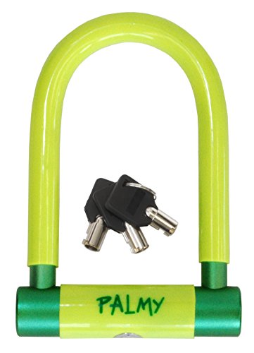 PALMY(パルミー) アルミシャックルロック<P-ES-101AL/φ15mm>(ライトグリーン/グリーン) YD-4419