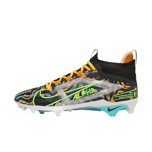 Image of Nike Alpha Menace 4 Elite Football Cleats (FD7036-600, University Red /Team Red /Black /White)