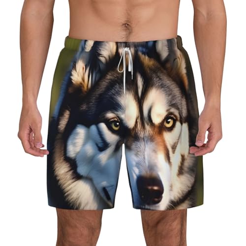 Maillot de bain husky homme avec doublure de compression anti-irritation