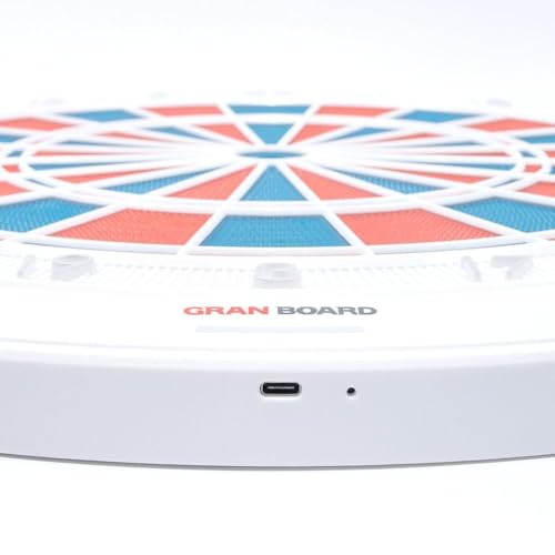 GranBoard 132 Smartboard, Turniermaße, Schwarz, Weiß, Rot, Grün