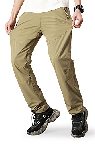 GITVIENAR Pantaloni da escursionismo da uomo, ad