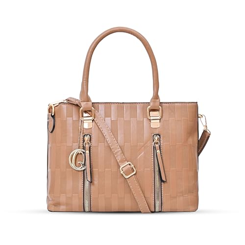 Image of AJANTA QIARRA Women Artificial Leather Premium Textured Shoulder Bag | Handbag with Detachable Slings