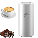 Kaffeemühle Elektrisch Edelstahl Gehäuse, Elektrische Kaffeemühle 150W 22000 U/min Hochgeschwindigkeit Mahlwerk, Kaffeemühlen für 60g Kaffeebohnen, Für Kaffeebohnen, Nüsse, Gewürze