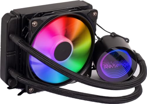 Cold 100 Intel ve Amd Destekli RGB Fanlı Infinite Panel 120 mm Sıvı Soğutma Sistemi, Kılavuzlu, Siyah