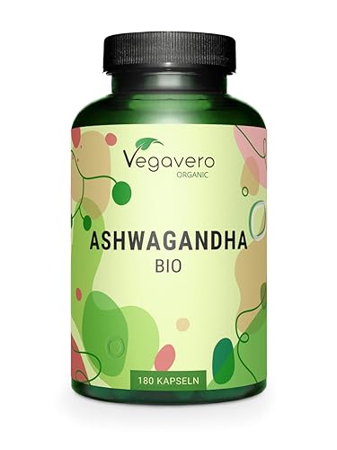 Ashwagandha Orgánica Vegavero® | 2010 mg | Con Withanólidos | Ins...