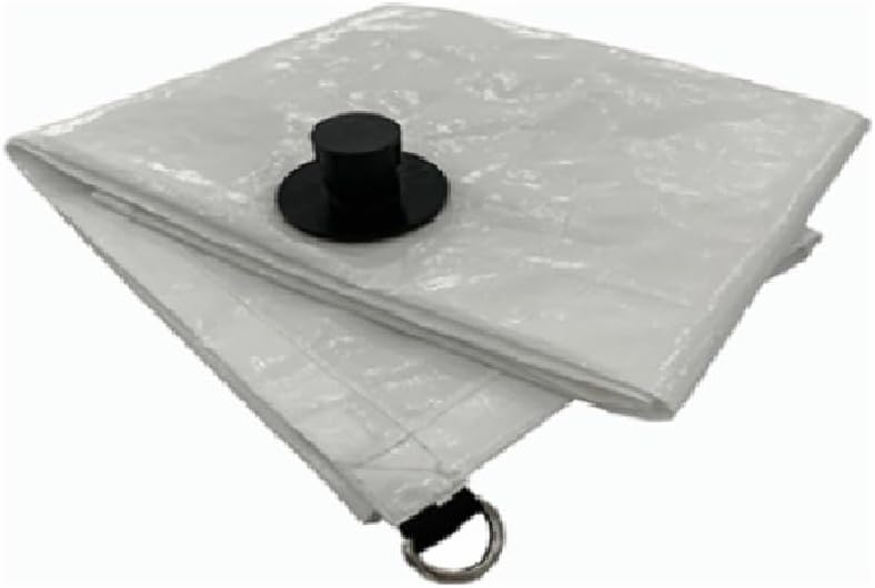 HD-LT-WW-0505 Leak Tarp, White, 5 x 5-Ft.