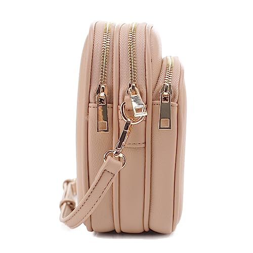 Image of Mali+Lili, Josie Triple Zip Crossbody Bag