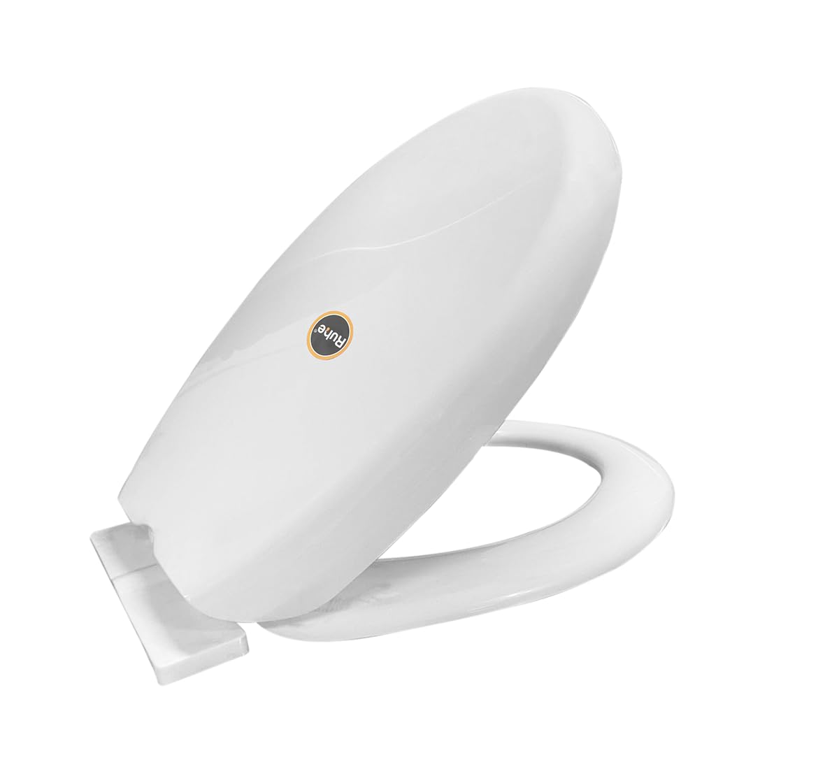 Ruhe® Super Round Toilet Seat Cover - Pink| Premium PVC Western Commode Toilet Seat Cover | Non-Slip Point and Durable Seat Cover | Easy Installation