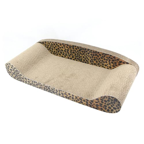 Tapis à gratter ondulé durable pour chat, griffoir réversible double face - 2