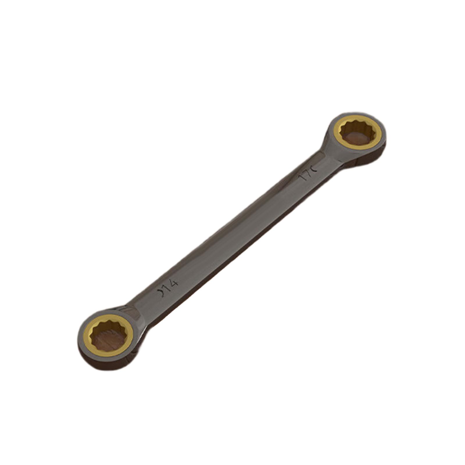 Msioytog Household 12 Point Offset Spanner Double Box End Double Head Wrench Workshop Tool Offset Box End Wrench Car Maintenance