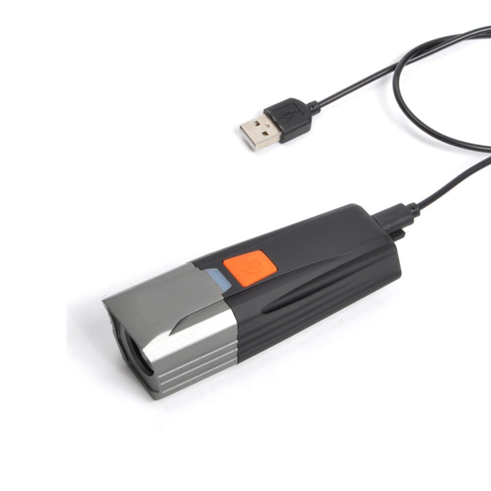 Luce per Bicicletta Ricaricabile Tramite USB, Impermeabile IP65, con Batteria da 2200 mAh, Compatibile con Tutte Le Biciclette da Montagna e da Strada.