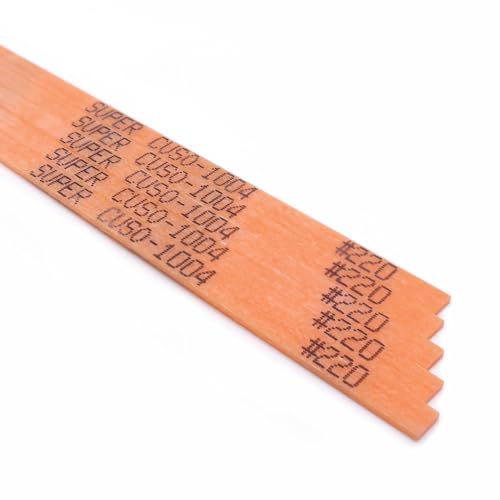 Pierres en fibre de céramique Super Ceraton #220 orange 1x4x100mm pour ébavurage