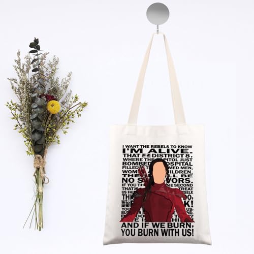 Bolso tote inspirado en películas distópicas y de aventuras, regalo para fans de cine miniatura 7