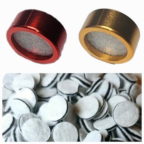 Reuseable Metal Ring with Replacement Filters Activated Carbon Filter for Universal Silicone Mouth Funnel (2 Metal Rings 50 Replacement Filters)