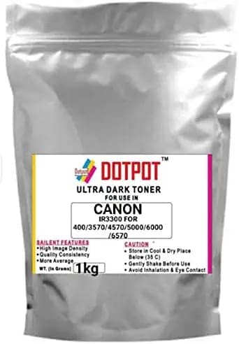See full amazon price history chart for Dotpot Machine Toner Powder 1 KG for Canon IR3300, 2200, 2016, 2018, 2020, 3570, 4570, 1022, 2420, 2318, 2525, 2270, 2830, 2255, GP30, 255, 355, 405, IR400 Black Toner Powder Dotpot Machine Toner Powder 1 KG for Canon IR3300, 2200, 2016, 2018, 2020, 3570, 4570, 1022, 2420, 2318, 2525, 2270, 2830, 2255, GP30, 255, 355, 405, IR400 Black Toner Powder (B09Q8Z9HKB) Amazon Price History, Amazon Price Tracker