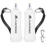 flintronic 2 PCS Gourde Souple, 250 ml/8.5oz TPU Flasque Running Pliable, Bouteille...
