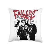 Fall Out Boy - Punk Scratch Photo Throw Pillow