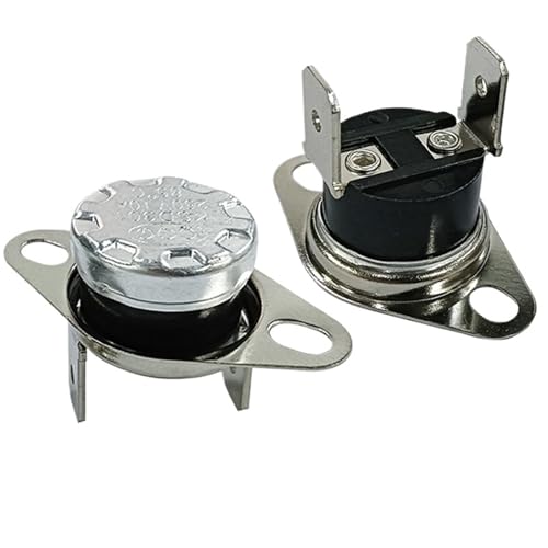 Termostato bimetálico KSD301/KSD302 40~150 °C 10 A 250 V 40 °C 60 °C 80 °C 90 °C 100 °C 150 grados interruptor de temperatura normalmente cerrado 2 piezas(MOBILE RING_55C)