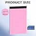 6pcs Small Note Pads, Pink Notepads 5x8 College Ruled Notebook, Writing Pads 5 x 8, Legal Pads, Memo Pad Paper Perforate Narrow Ruled Notebooks for Work, School, Office,30 Sheets/Pack