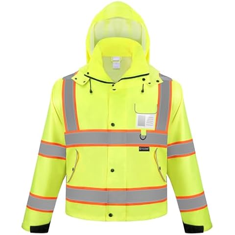 TICONN Reflective Rain Jacket Cover