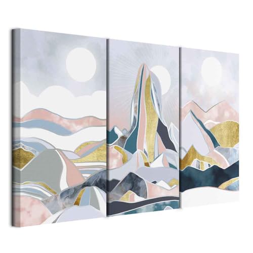 murando - Quadro Acustico Stile Nordico 3 pezzi schiuma acustica Quadri Moderni Camera da Letto Matrimoniale - Stampa su Tela - Pannelli Fonoassorbenti Decorativi - Fonoassorbente