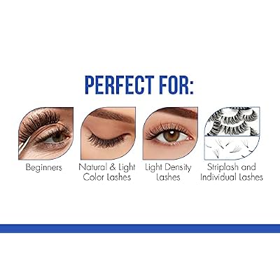 DUO Eyelash Glue Clear Lash Adhesive for Strip Lashes, Long-Lasting and Waterproof, 0.5 oz, 2 Pack