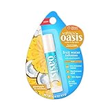 Softlips Oasis Fruit Water Infusion Lip Balm Pineapple Coconut with Natural Extracts and SPF 15 (4 Pack)