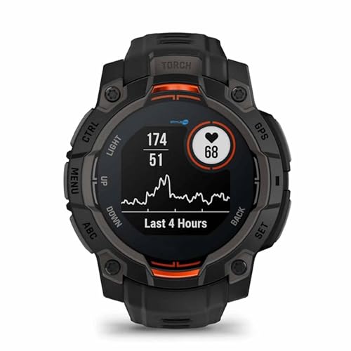 Montre connectée GPS écran anti-réflexe lisible au soleil boîtier robuste