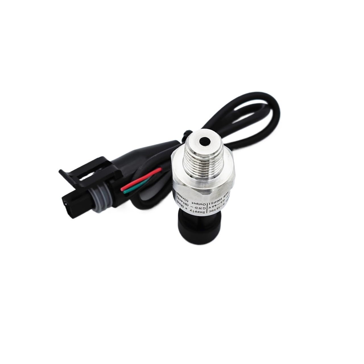 Trasduttore trasmettitore sensore di pressione per acqua, olio, gas, aria 1/4NPT 5-12V ceramica 5-300psi opzionale (uscita 0.5-4.5V-80psi)