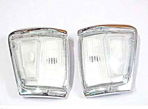 88 - 97 89 91 95 Toyota Hilux Ln106 4wd 4x4 Pair Chrome Indicator Corner Light 90 Ln111 Clear Lenses