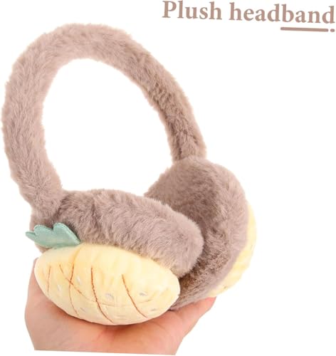 Image of Girl Winter Earmuffs Outdoor Wear Soft Faux Fur Plush Ear Warmer Minnie Design Windproof Woolen Warm Ear Muff Men & Women (Freesize)