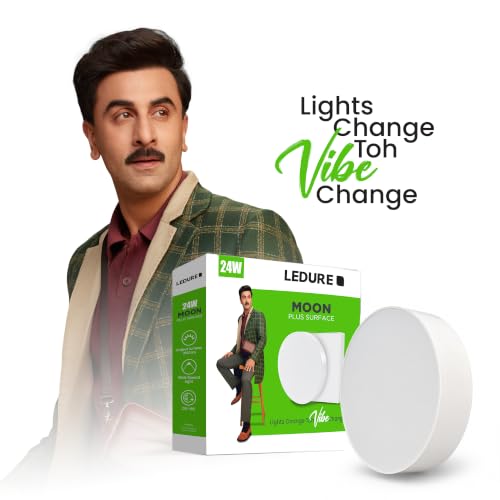 Image of LEDURE 24W LED Surface Light|Energy Efficient LED Downlight|CoolWhite Pack-20