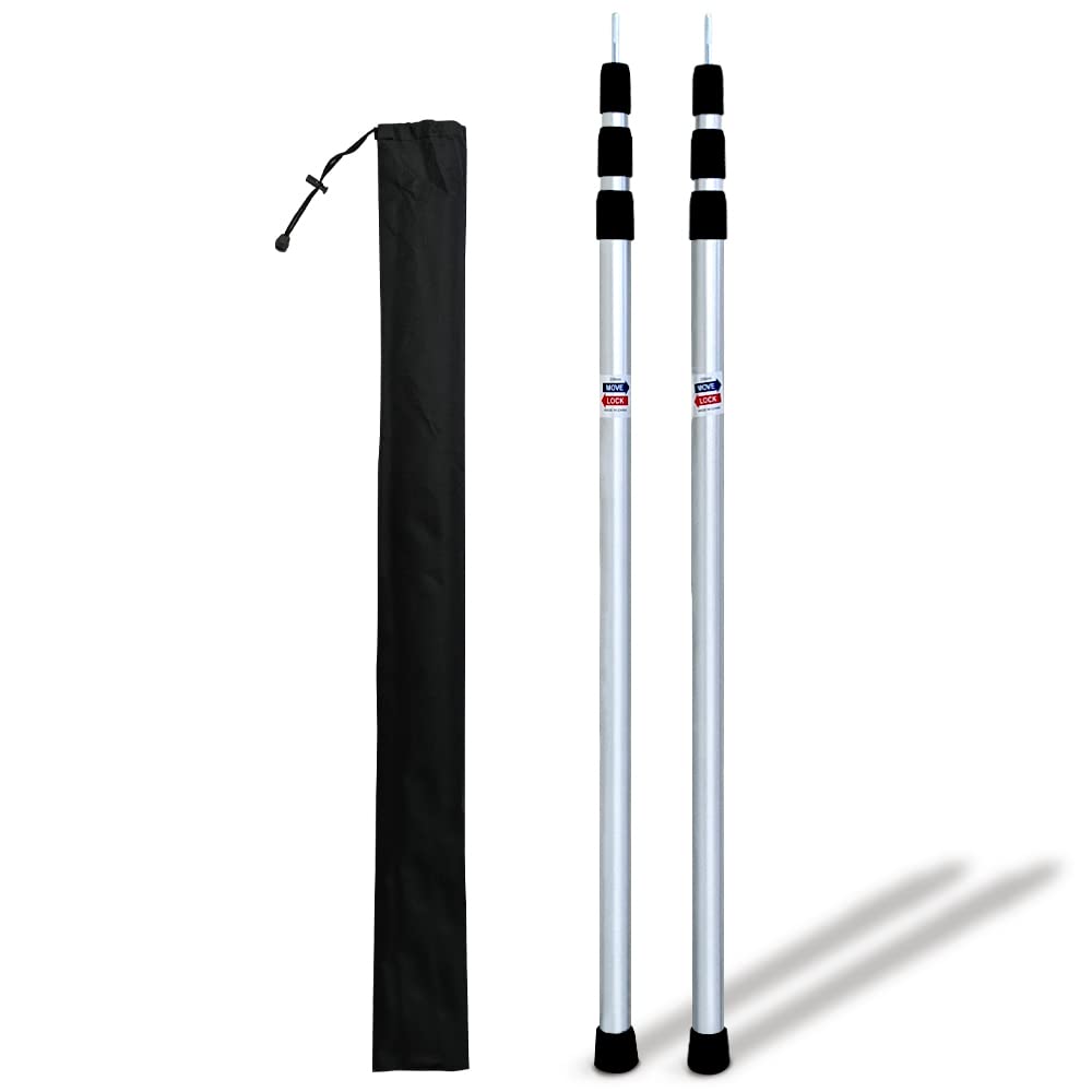 Fungoal タープポール テントポール 2本セット 90-230cm アルミ…