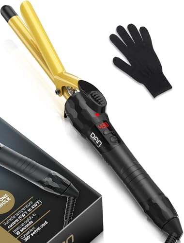 5/8 Inch Ceramic Small Curling Iron for Short Hair 16mm Small Curling Wand