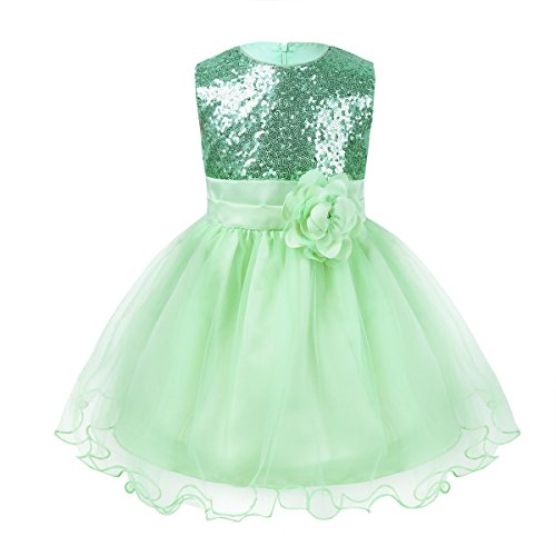 iEFiEL Babykleid Mädchen Baby Taufkleid festlich Prinzessin Hochzeits...