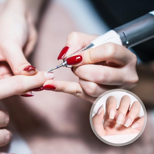 Nagelfräser Aufsätze, 13-teiliges Nagelbohrer-Set, 3/32 Zoll Nagel-Bits für Nagelbohrer, 3Stück Wolframkarbid-Bohrer, 3Stück Keramik-Efile-Nagelbohrer, 6 Stück Diamantbohrer, 1 Stück Bürste