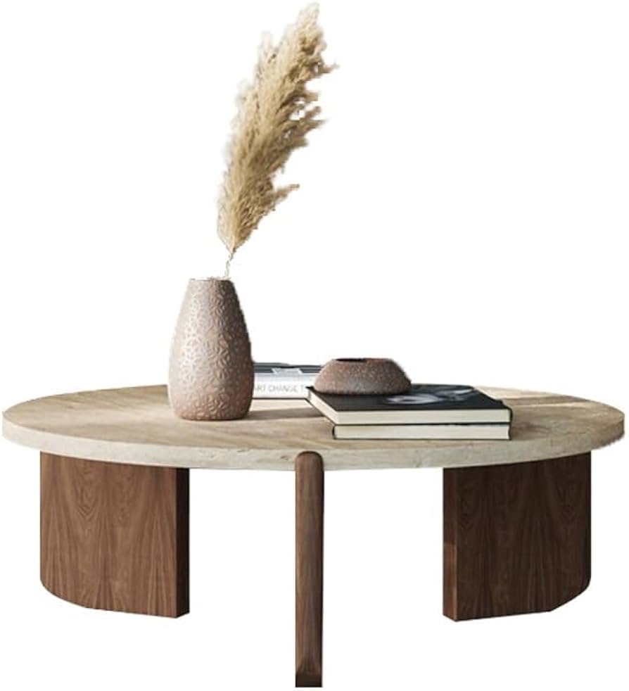 Amazon｜エンドテーブル コーヒーテーブル ナチュラル ラウンド