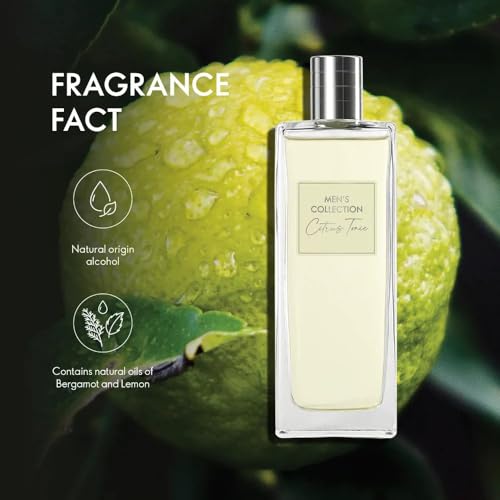 Image of Oriflame Men's Collection Citrus Tonic Eau de Toilette, Natural Bergamot and Lemon Fragrance