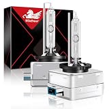 WinPower D8S Lampadine Xenon 35W Auto Fari Lampadina 6000K bianco ghiaccio lampada a scarica 12V HID kit di conversione, 2 lampade