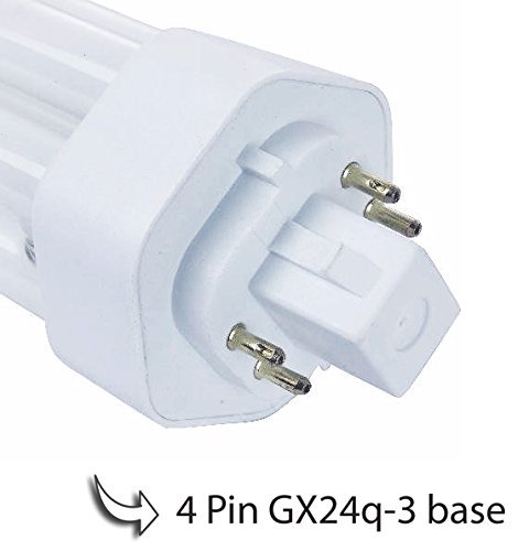 Circle PLT26-4P-865-6 Pack) Plt-26W 865, 4 Pin Gx24Q-3, 26 Watt Triple Tube, Compact Fluorescent Light Bulb thumb #2