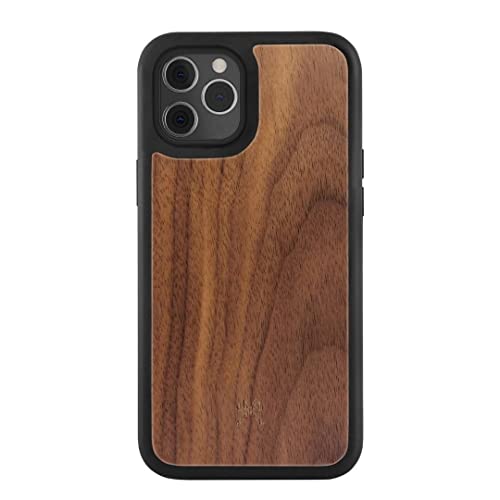 Coque iPhone 12 Pro Max en bois de noyer Woodcessories protection
