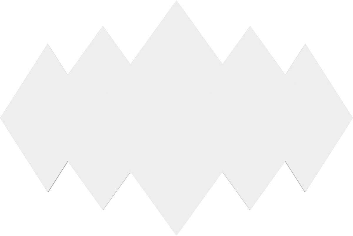 Ekena Millwork CMP10X6ZE Zoe Architectural Grade PVC Contemporary Urethane Ceiling Medallions 10"W x 6 5/8"H x 3"C x 1"P