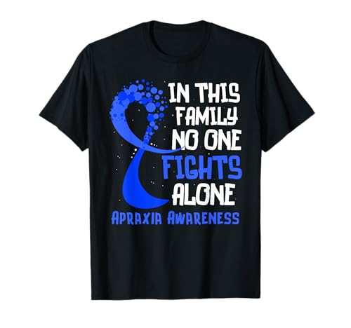 Apraxia: Blue Ribbon Family Fighter Hope Camiseta