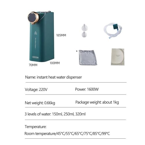 Distributeur d'eau à chauffage instantané 1600W pour bouteille et seau - 3