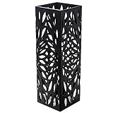 Metallmaterial macht den Schirmhalterkorb stark und langlebig, nicht leicht herunterzufallen. Die gesundheitsschützende Farbe verhindert, dass der Schirmständer rostfrei, korrosionsbeständig und robust ist, ohne umzukippen.